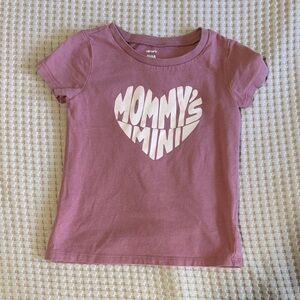 Carter's Mauve 'Mommy's Mini' Tee